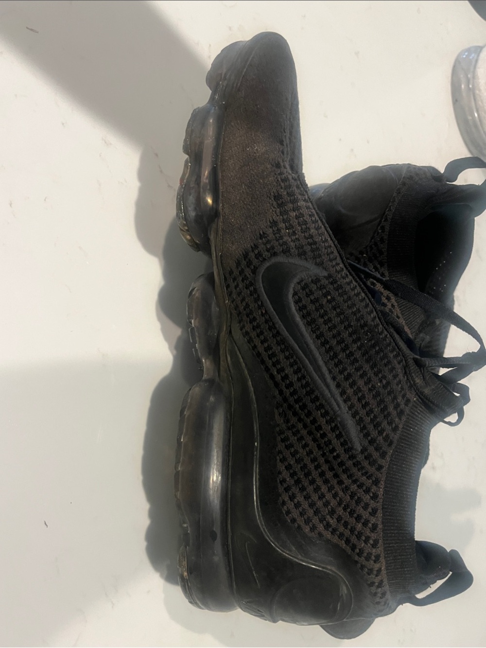 Nike Men’s All-Black Flyknit VaporMax Sneakers